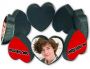 V�ce informac� o v�robku N�ramek na gumick�ch - One Direction/�erven�/srd��ka