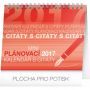 V�ce informac� o v�robku Kalend�� stoln� 2017 - Pl�novac� s cit�ty