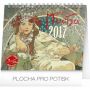 V�ce informac� o v�robku Kalend�� stoln� 2017 - Alfons Mucha, 13x16,5cm