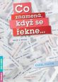 V�ce informac� o v�robku Co znamen�, kdy� se �ekne...